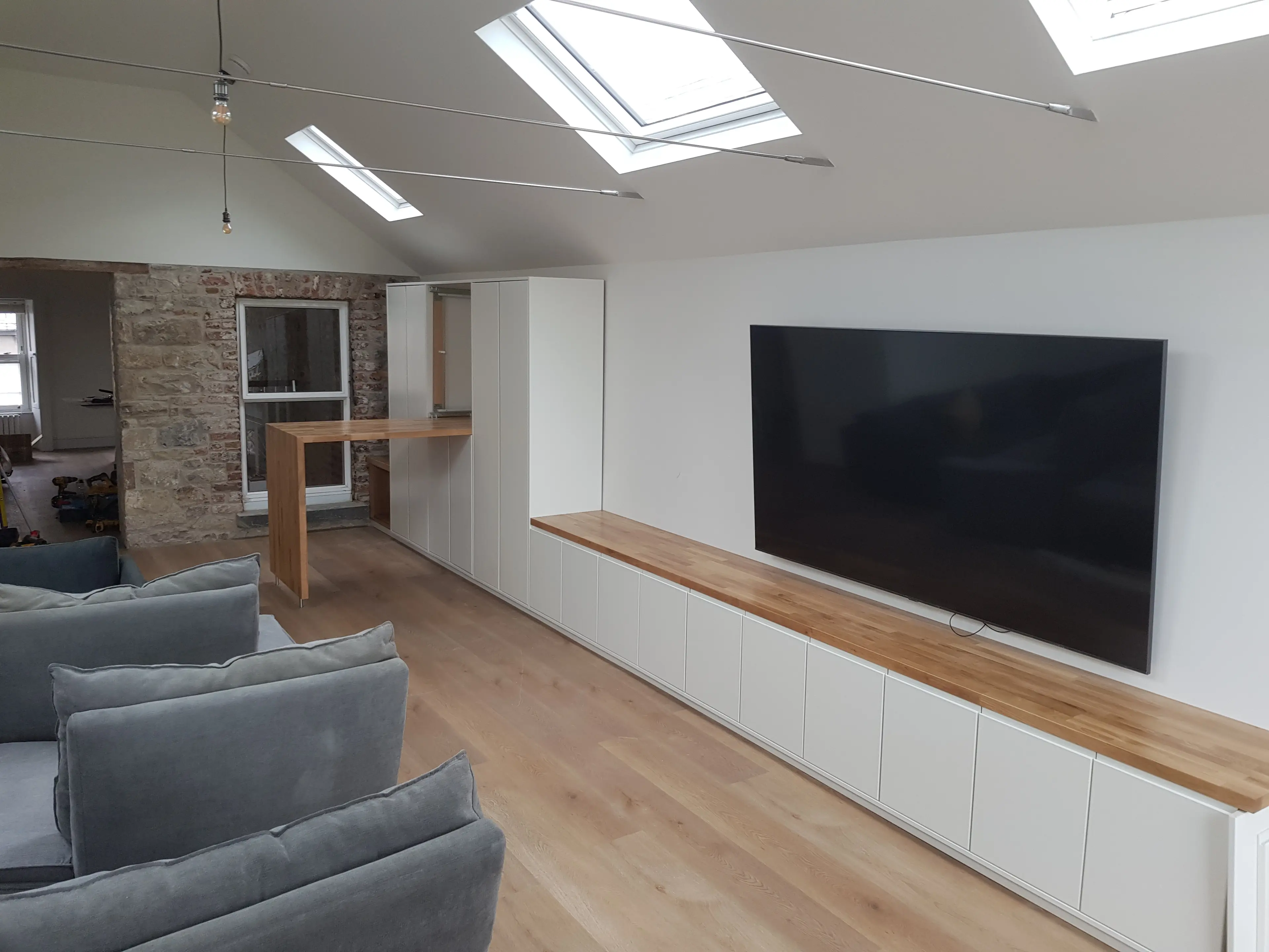 Custom built-in storage units