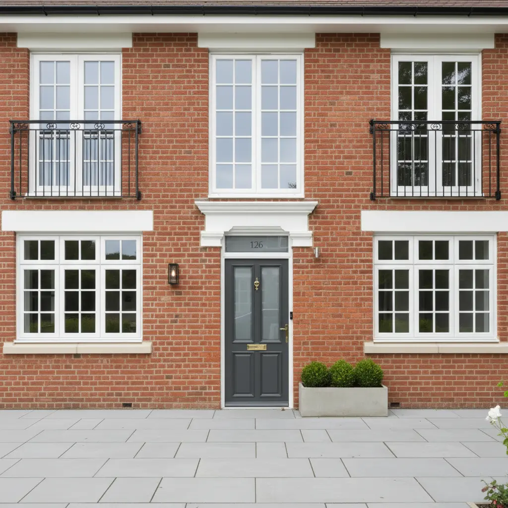 Wooden door installation